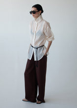 Staple The Label - Etoile Oversized LS Shirt, Cream Spot