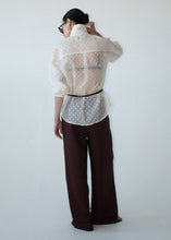 Staple The Label - Etoile Oversized LS Shirt, Cream Spot