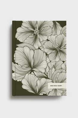 Father Rabbit - Daily Diary 2026, Olive Deco