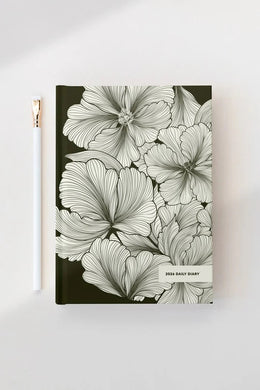 Father Rabbit - Daily Diary 2026, Olive Deco