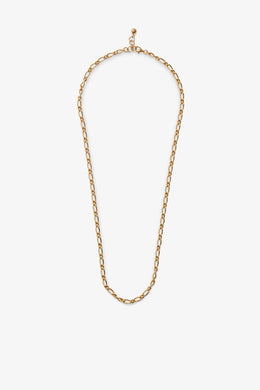 Flash Jewellery - Lynkage Chain Necklace, 14k Gold Vermeil