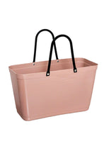 Hinza - Large Hinza Green Plastic Tote, Nougat