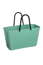 Hinza - Large Hinza Green Plastic Tote, Olive