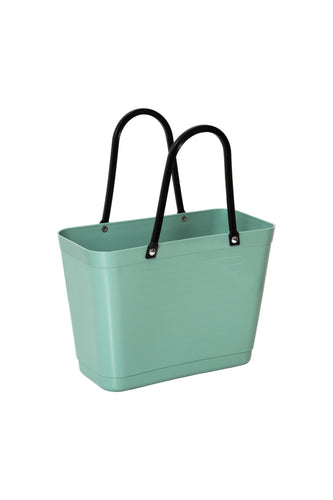 Hinza - Small Hinza Green Plastic Tote, Olive