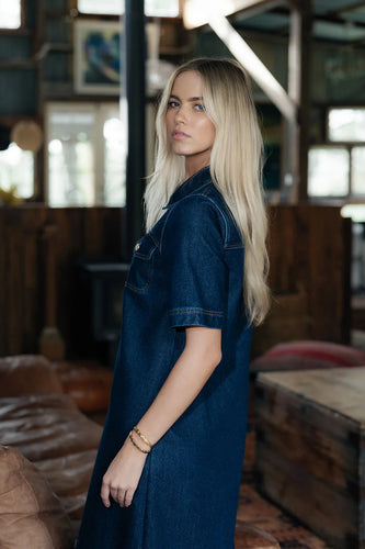 Humidity - Amici Dress, Dark Blue