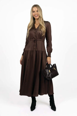Humidity - Celeste Dress, Cocoa