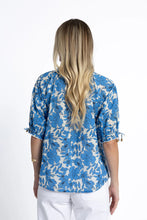 Humidity - Fleur Blouse, Blue/ Stone