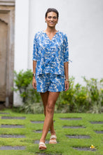 Humidity - Fleur Short, Blue/ Stone