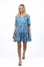 Humidity - Fleur Smock Dress, Blue/ Stone