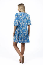 Humidity - Fleur Smock Dress, Blue/ Stone