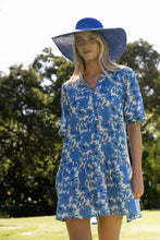 Humidity - Fleur Smock Dress, Blue/ Stone
