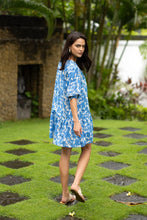 Humidity - Fleur Smock Dress, Blue/ Stone