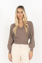 Humidity - Mika Wrap Top, Mocha