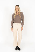 Humidity - Mika Wrap Top, Mocha