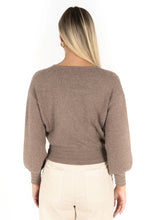 Humidity - Mika Wrap Top, Mocha