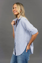 Humidity - Nala Stripe Shirt, Blue Stripe