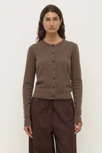 Assembly Label - Benny Knit Cardigan, Cocoa Marle