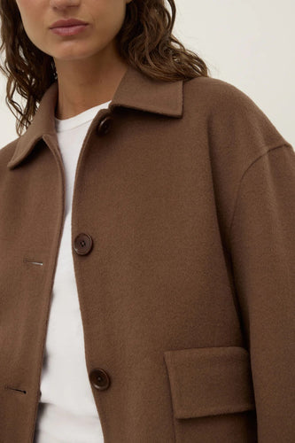 Assembly Label - Mya Wool Jacket, Milk Choc