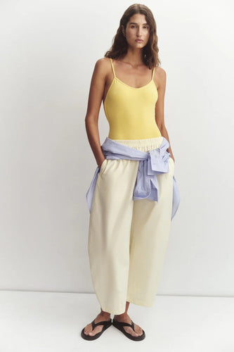 Assembly Label - Lola Barrel Pant, Butter