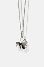 Meadowlark - Lucky Clover Charm Necklace, Sterling Silver