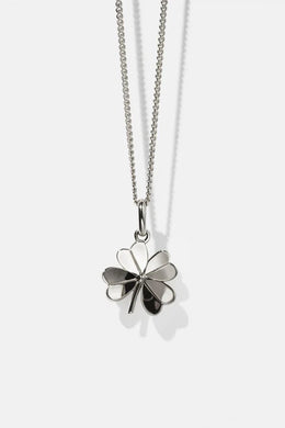 Meadowlark - Lucky Clover Charm Necklace, Sterling Silver