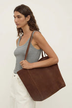 Assembly Label - Paige Suede Tote Bag, Amaro