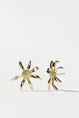 Meadowlark - Daisy Earrings Medium, Gold Plated