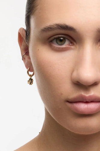 Meadowlark - Lucky Clover Charm Earrings, Sterling Silver