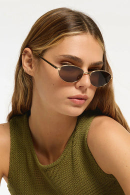 Status Anxiety - Enigma Sunglasses, Gold
