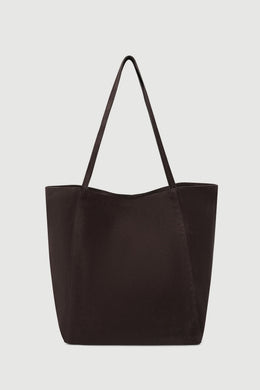 Assembly Label - Paige Suede Tote Bag, Ganache