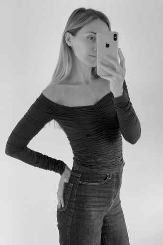 Dominique Healy - Jolene Longsleeve Tee, Black