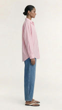 Staple The Label - Kari Oversized Shirt, Pink/White Stripe