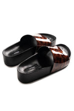 La Tribe - Platform Slide Animal, Black