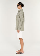 Staple The label - Lisara Oversized Shirt, Khaki/White