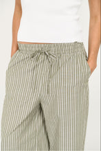 Staple The Label -  Lisara Relaxed Pant, Khaki/White