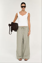 Staple The Label -  Lisara Relaxed Pant, Khaki/White