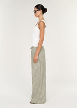 Staple The Label -  Lisara Relaxed Pant, Khaki/White