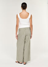 Staple The Label -  Lisara Relaxed Pant, Khaki/White