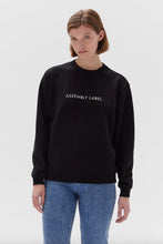 Assembly Label - Logo Fleece, True Black/White