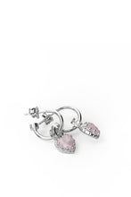 Stolen Girlfriends Club Jewellery - Love Anchor Earrings, Rose Quartz/ Sterling Silver