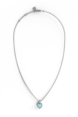 Stolen Girlfriends Club Jewellery - Love Claw Necklace, Sterling Silver/Bello Opal