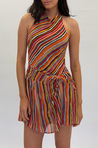 Ruby - Madrid Mini Dress, Liquorice Stripe
