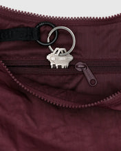 Baggu - Medium Nylon Crescent Bag, Mahogany