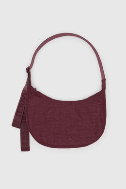Baggu - Medium Nylon Crescent Bag, Mahogany