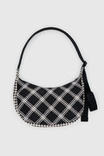 Baggu - Medium Nylon Crescent Bag, Mixed Plaid