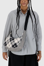 Baggu - Medium Nylon Crescent Bag, Mixed Plaid