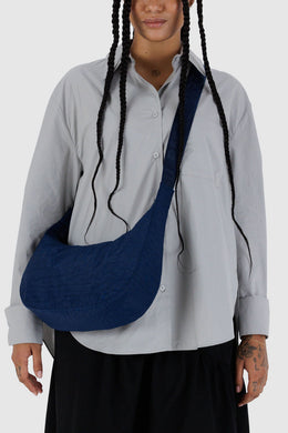 Baggu - Medium Nylon Crescent Bag, Navy
