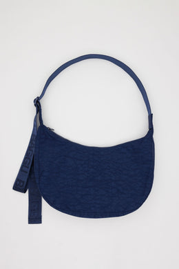 Baggu - Medium Nylon Crescent Bag, Navy