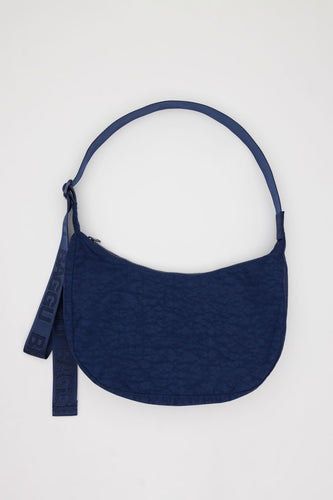 Baggu - Medium Nylon Crescent Bag, Navy