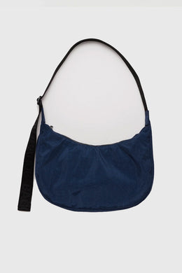 Baggu - Medium Nylon Crescent Bag, Navy